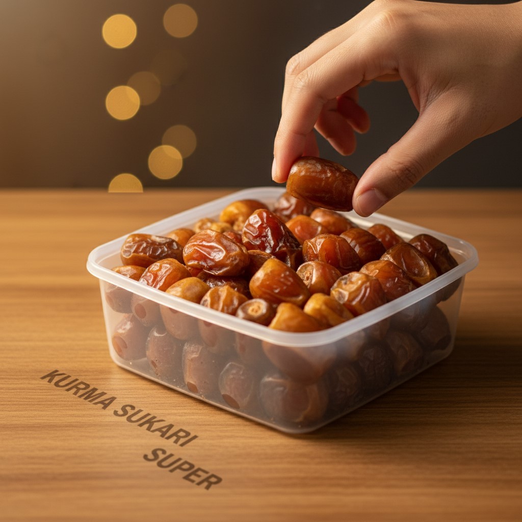 Kurma sukari korma dates sukari SUPER PREMIUM 1 Kg - Kurma Sukari AlQassim Super Premium