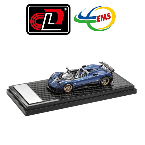 LCD64018-CBU - LCD MODELS 1/64 Pagani Zonda HP Barchetta Carbon Blue