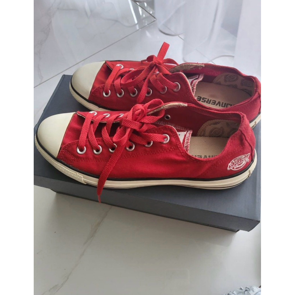 Converse X Dickies Red Shoes