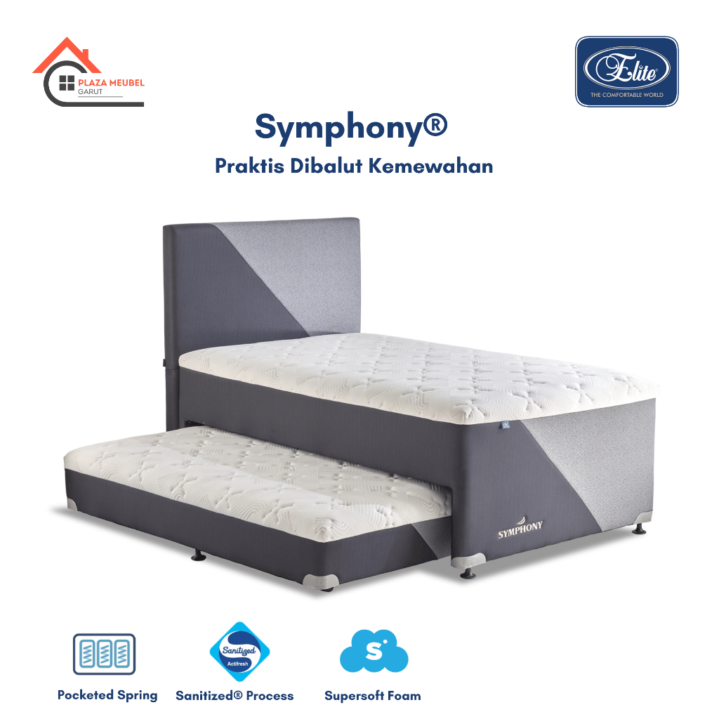 Elite SpringBed 2In1 Symphony / Kasur Sorong / Kasur anak /By Elite SpringBed