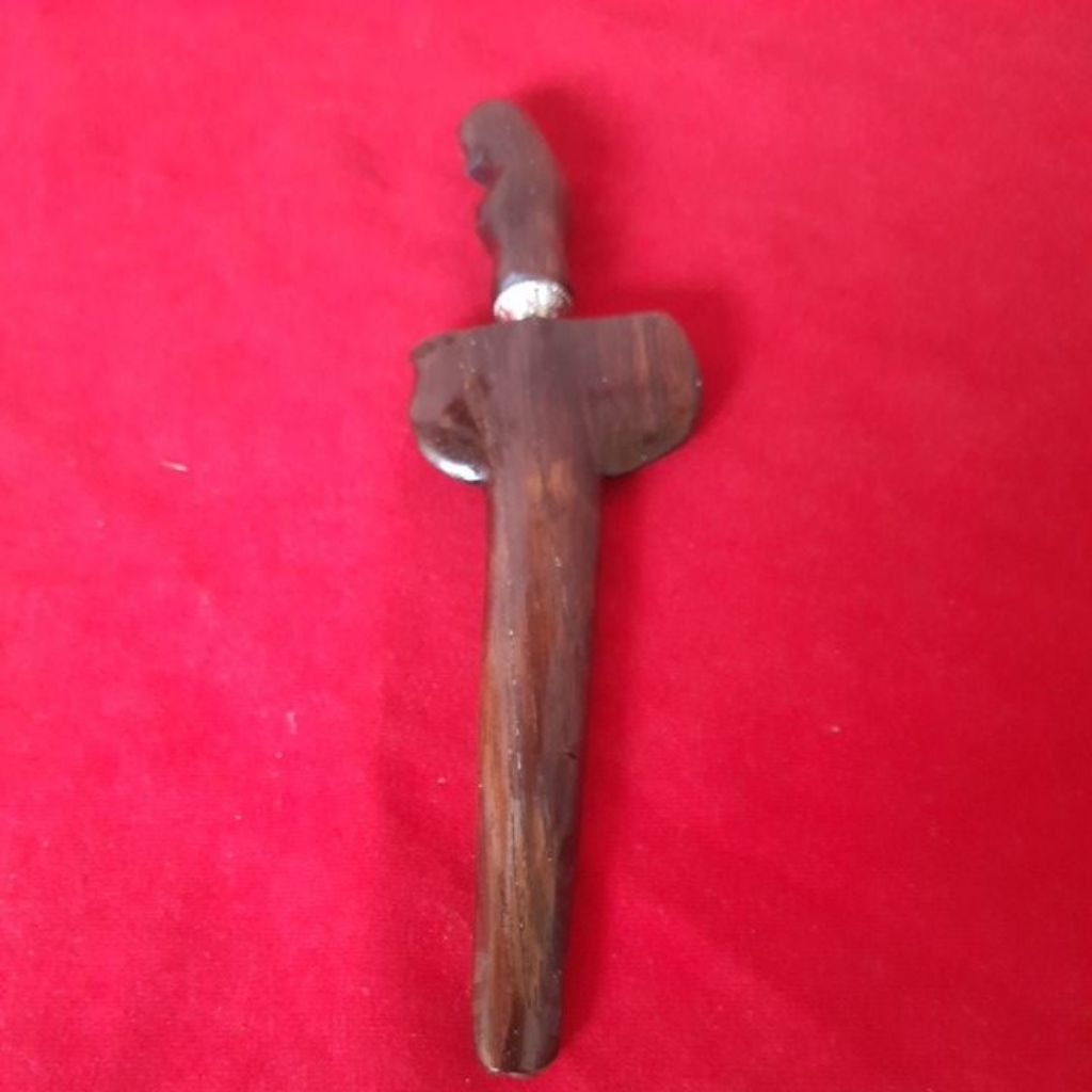 Keris Jimatan Nogo Siluman Luk 7 Sepuh,Pamor Mrambut Banyu Mili