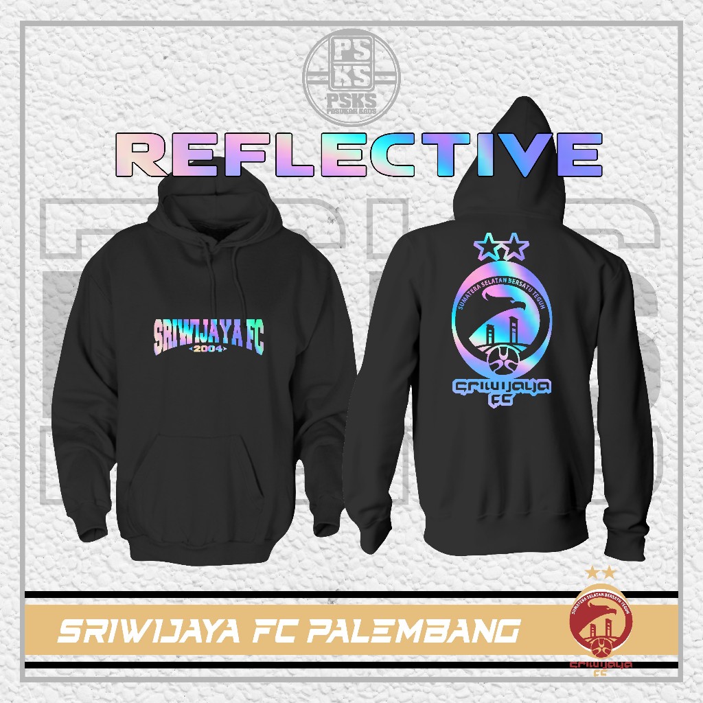 Hoodie Jaket SRIWIJAYA FC PALEMBANG 2004 Reflektif || Jaket Supporter | Hooligans