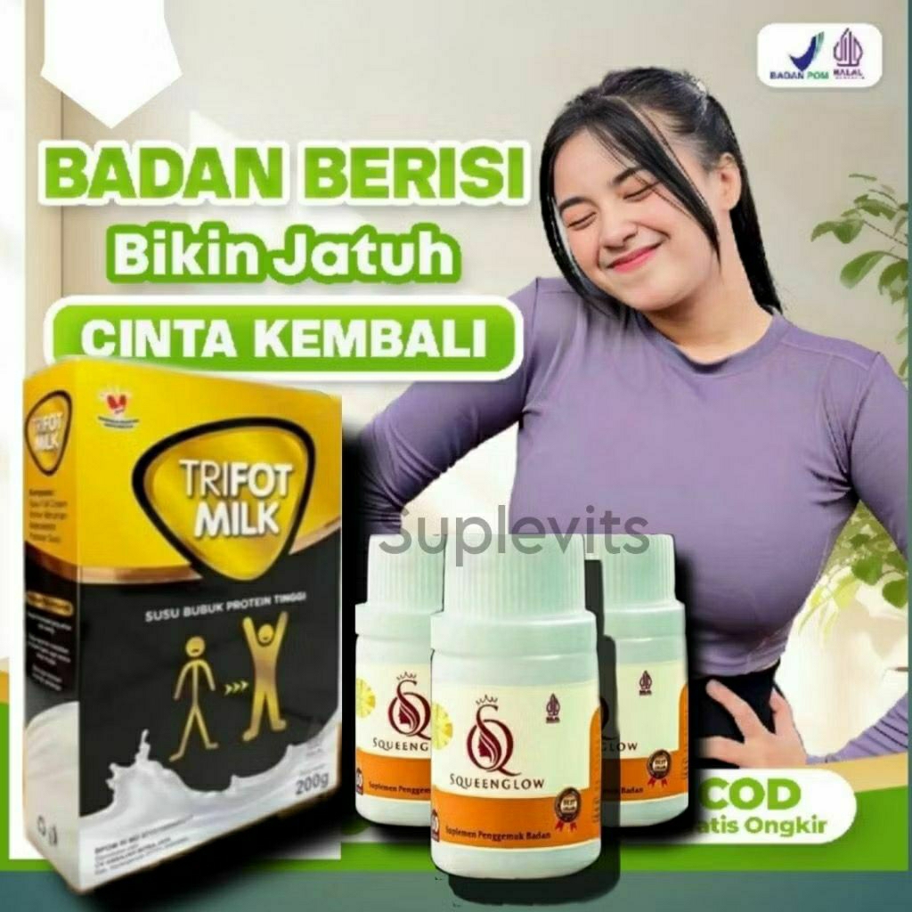 (COD) SUSU TRIFOT MILK PENGGEMUK BADAN RASA VANILA 200gram PENAMBAH BERAT BADAN