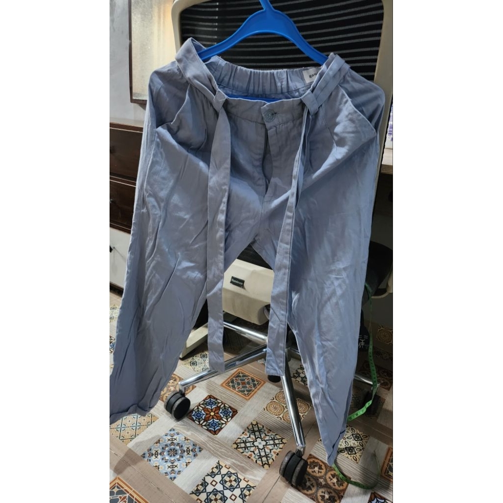 GAUDI ankle pants blue