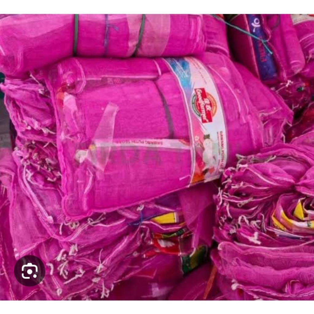 Karung Bawang Bekas - Isi 20 pcs, Ukuran 20kg, Warna Acak