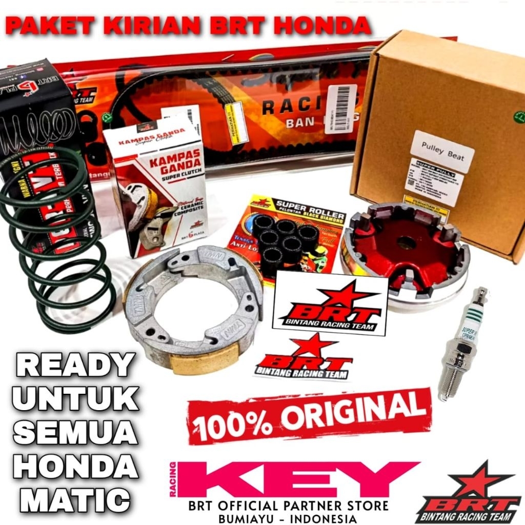 Paket Upgrade Kirian BRT Vario 125 150 New Led Vario 160 Big Pulley Anti Gredek KZR K36 K59 K2S K2V