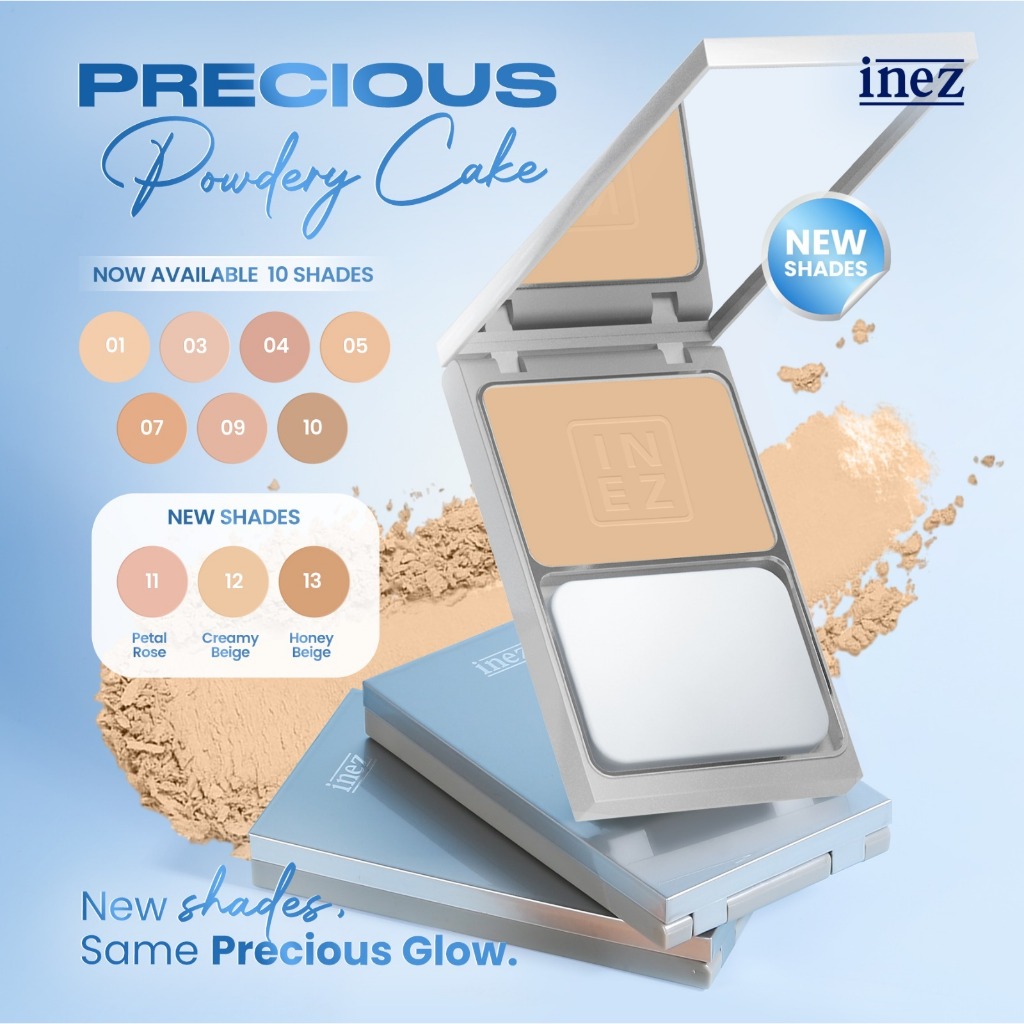 Inez Cosmetics - Precious Powdery Cake/ PPC / Two Way Cake / Bedak Padat