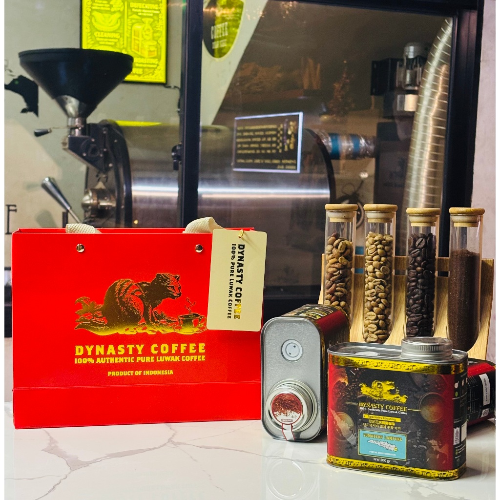 KOPI LUWAK LAMPUNG -  CIVET COFFEE LAMPUNG - DYNASTY COFFEE