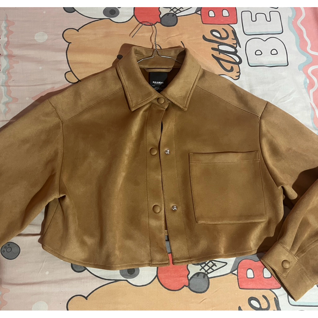pull & bear suede jacket