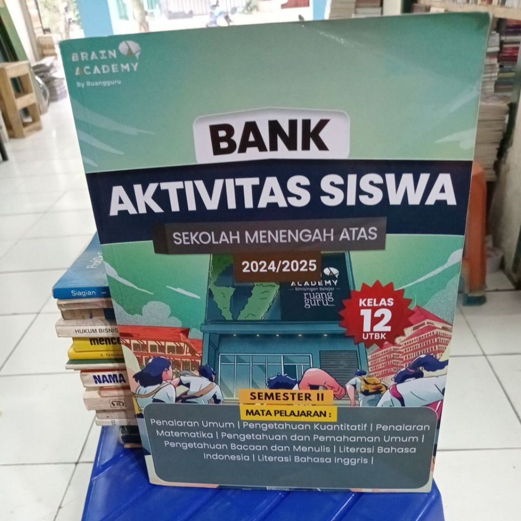 BANK AKTIVITAS SISWA SMA 2024/2025 KELAS 12 UTBK SEMESTER II BUKU BEKAS ORIGINAL