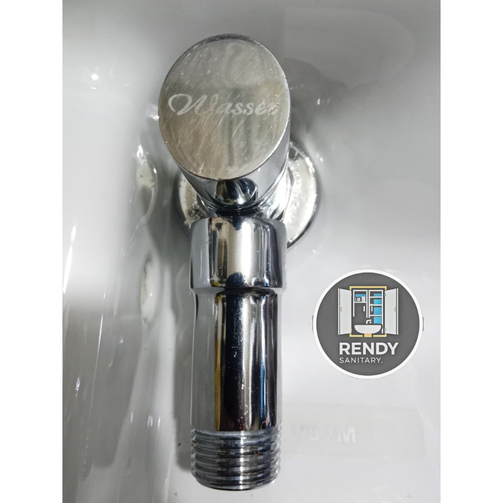 stopkran with leter T wasser // conector flexible closet // STOP KRAN WASSER SECOND
