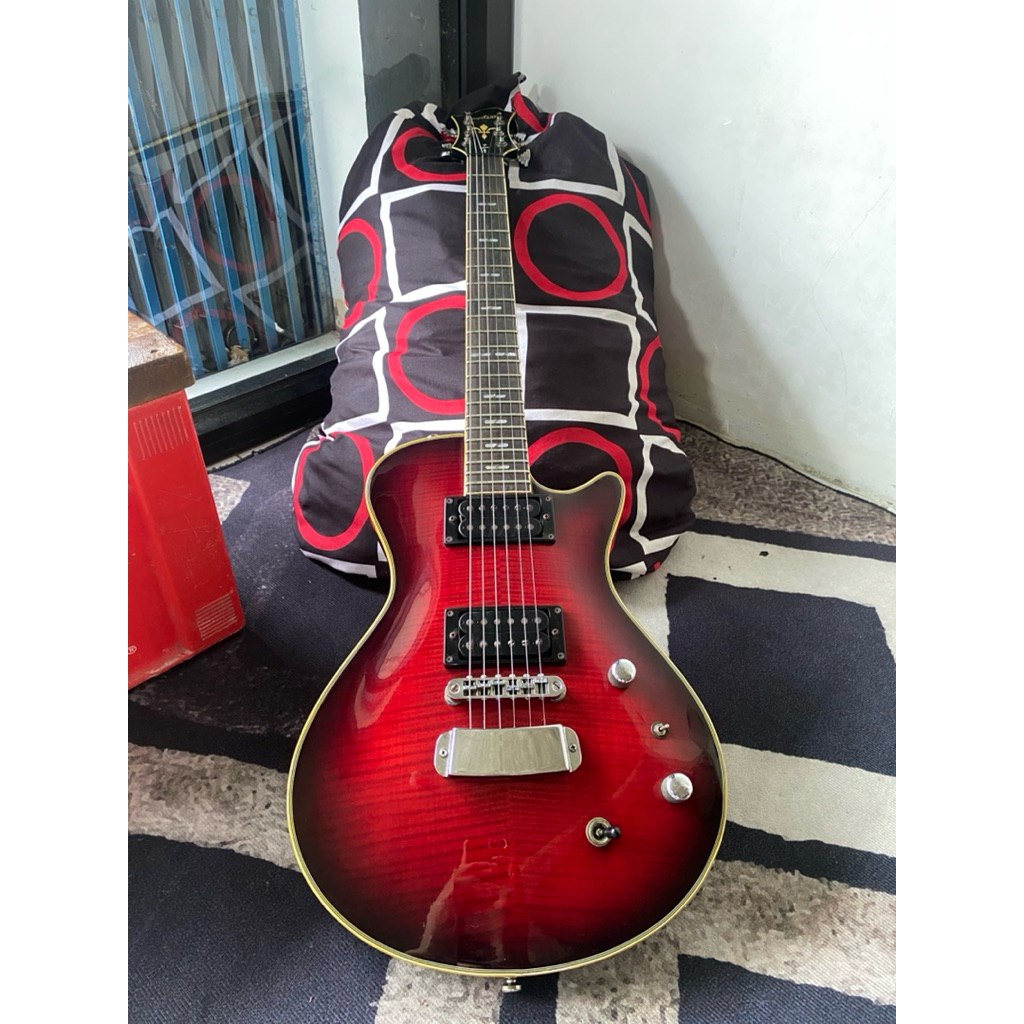 Gitar Hagstrom Ultra Swede Burgundy Burst Original