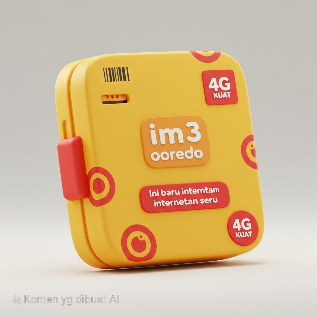 Kartu Perdana indosat ooredo 3gb kuota nasional(SEGEL)