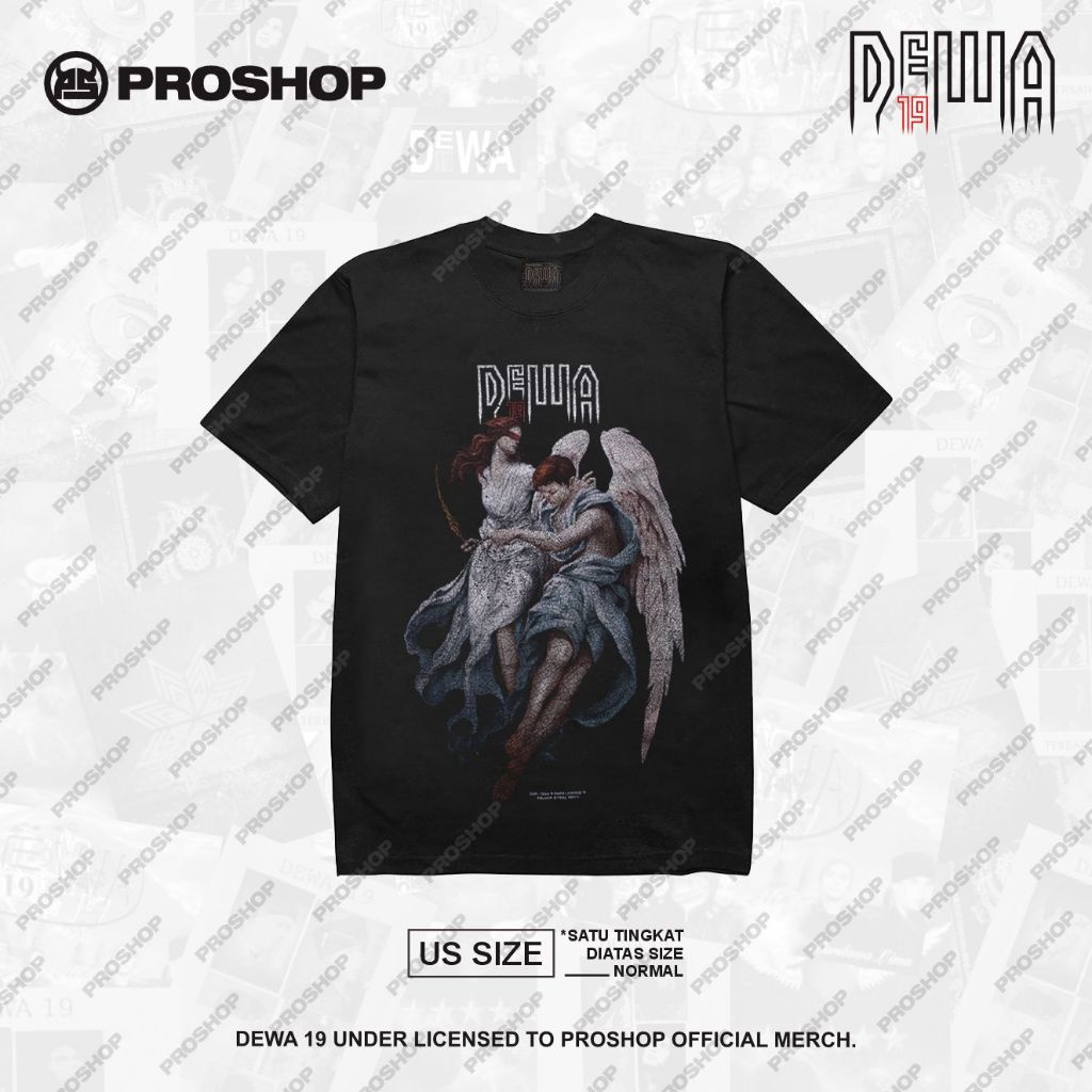Proshop | Separuh Napas dewa 19 | Dewa 19 Tshirt | Kaos Pria Kaos Distro | Hitam