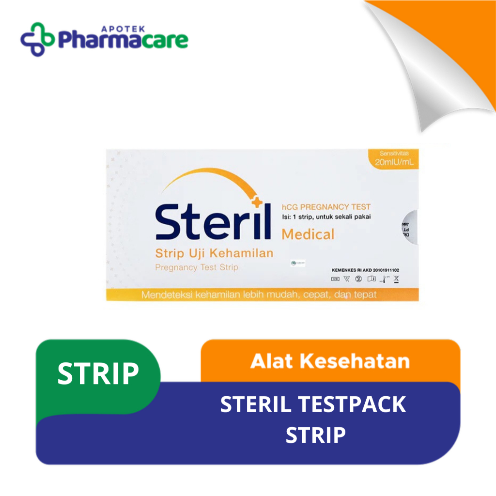 PHARMACARE | STERIL TESTPACK STRIP | PREGNANCY TEST - WANITA - ALKES