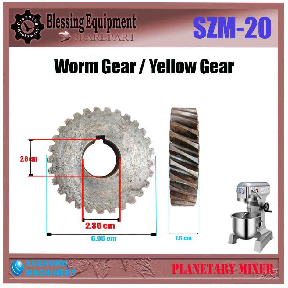 Yellow Gear Xuzhong Planetary Mixer SZM-20