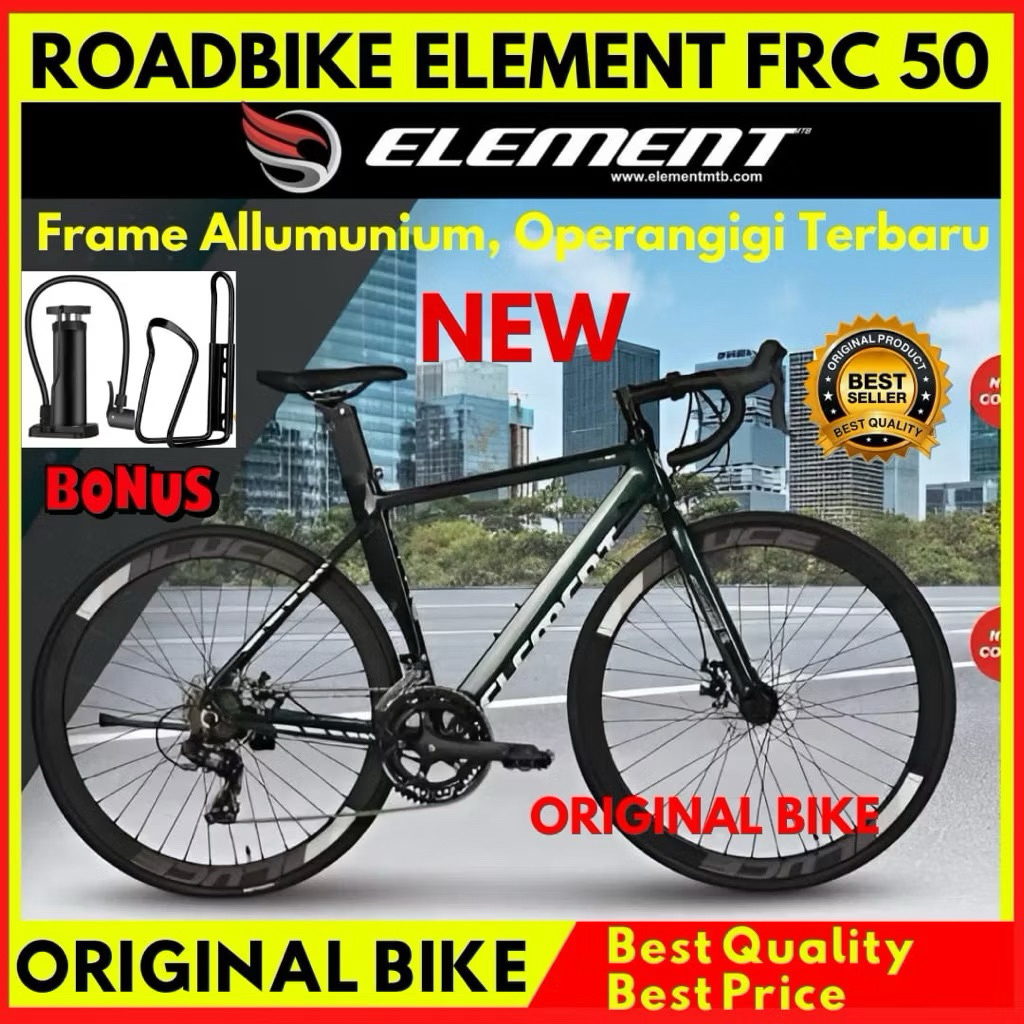 Sepeda Roadbike 700C Element FRC 38/ FRC 50 Sepeda Balap 700C Terbaru