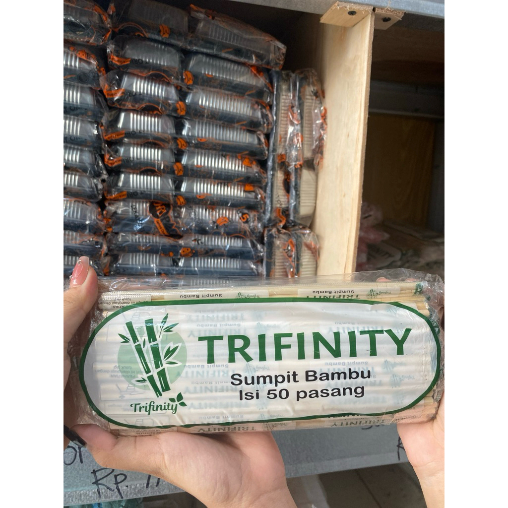 TRIFINITY SUMPIT BAMBU BESAR (50 PASANG)