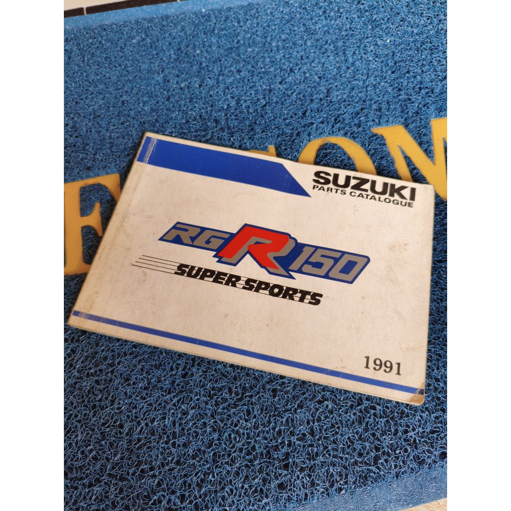 Parts Catalogue Part Katalog Buku Katalog Suzuki RGR150 Sprinter Original