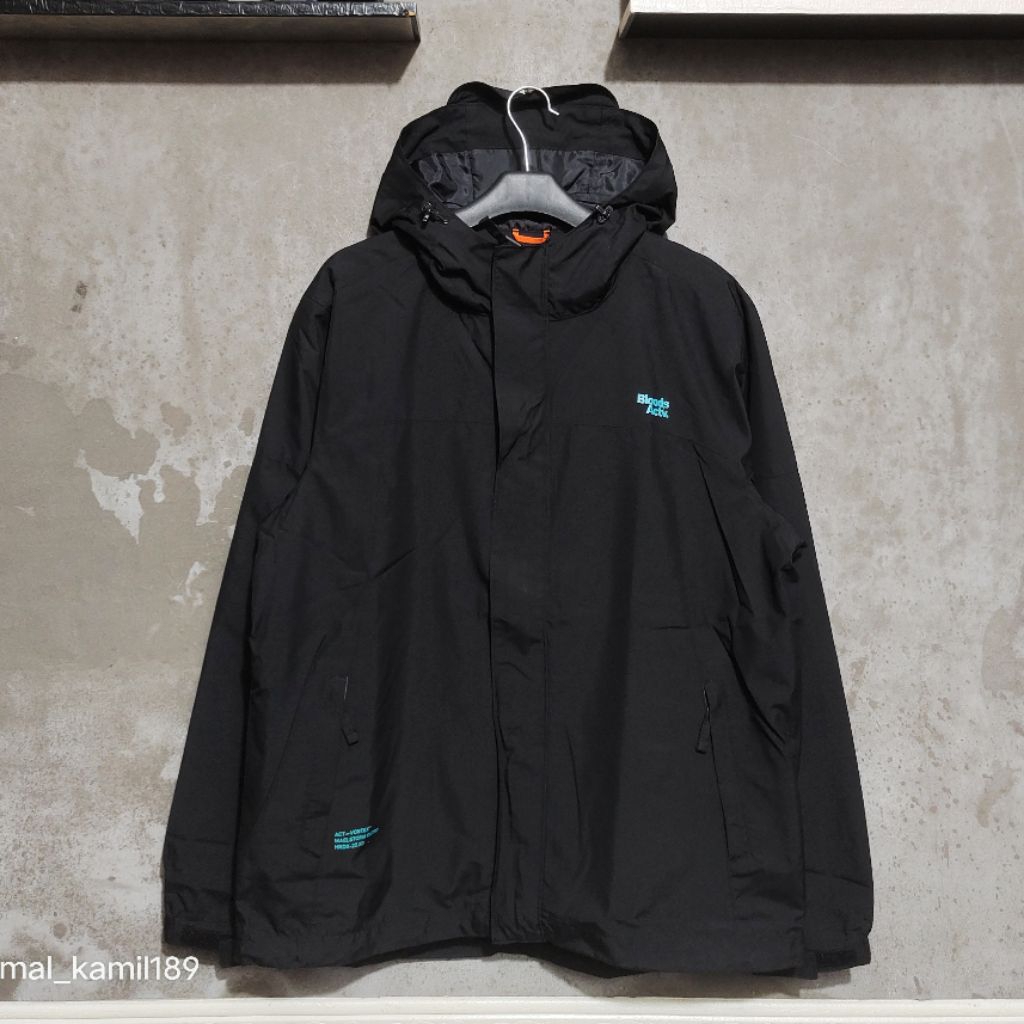 JACKET OUTDOOR BLOODS  ACTV DELUGE  BLACK ORIGINAL.
