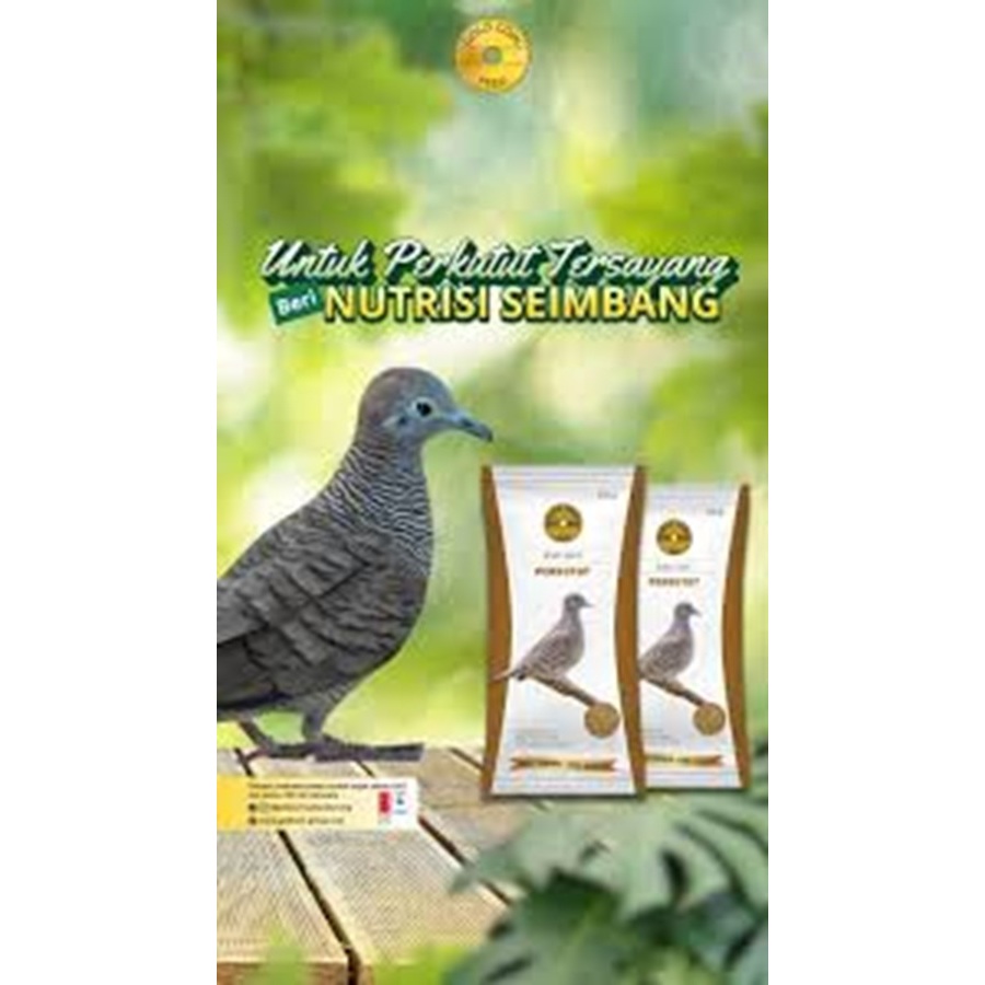 GROSIR 1 DUS ISI 20 GOLD COIN PERKUTUT 450GRAM PAKAN UNTUK BURUNG PEMAKAN BIJI LOVEBIRD PERKUTUT DAN