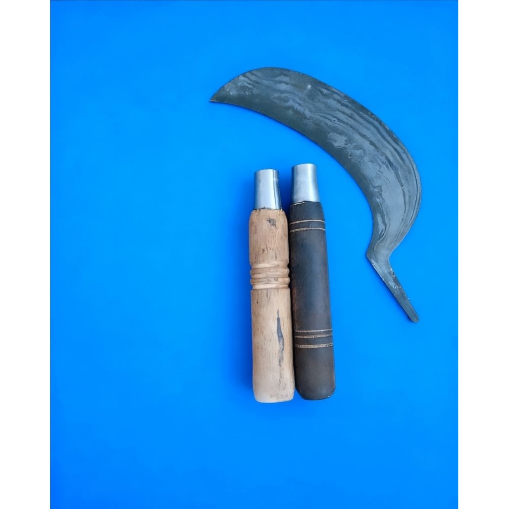 Arit sadap kelapa DAMASKUS & D2 ( baja German ) super istimewa