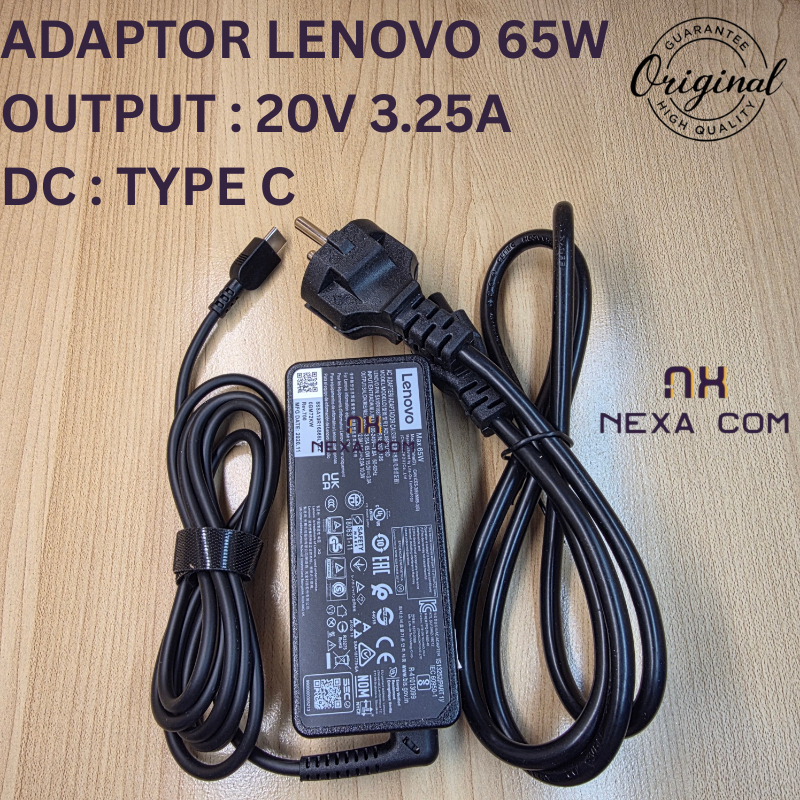 Adaptor Charger Lenovo T480 T480S T490 T495 T580 T590 L480 L590 T14 T15 Lenovo Yoga X270 X280 X380 X