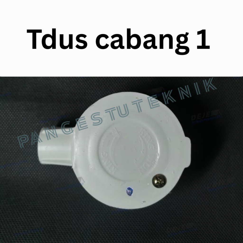 T Dus Cabang 1 / Tee Dus / T Dos tdus Jalur Listrik Putih 20MM 20 MM TEBAL