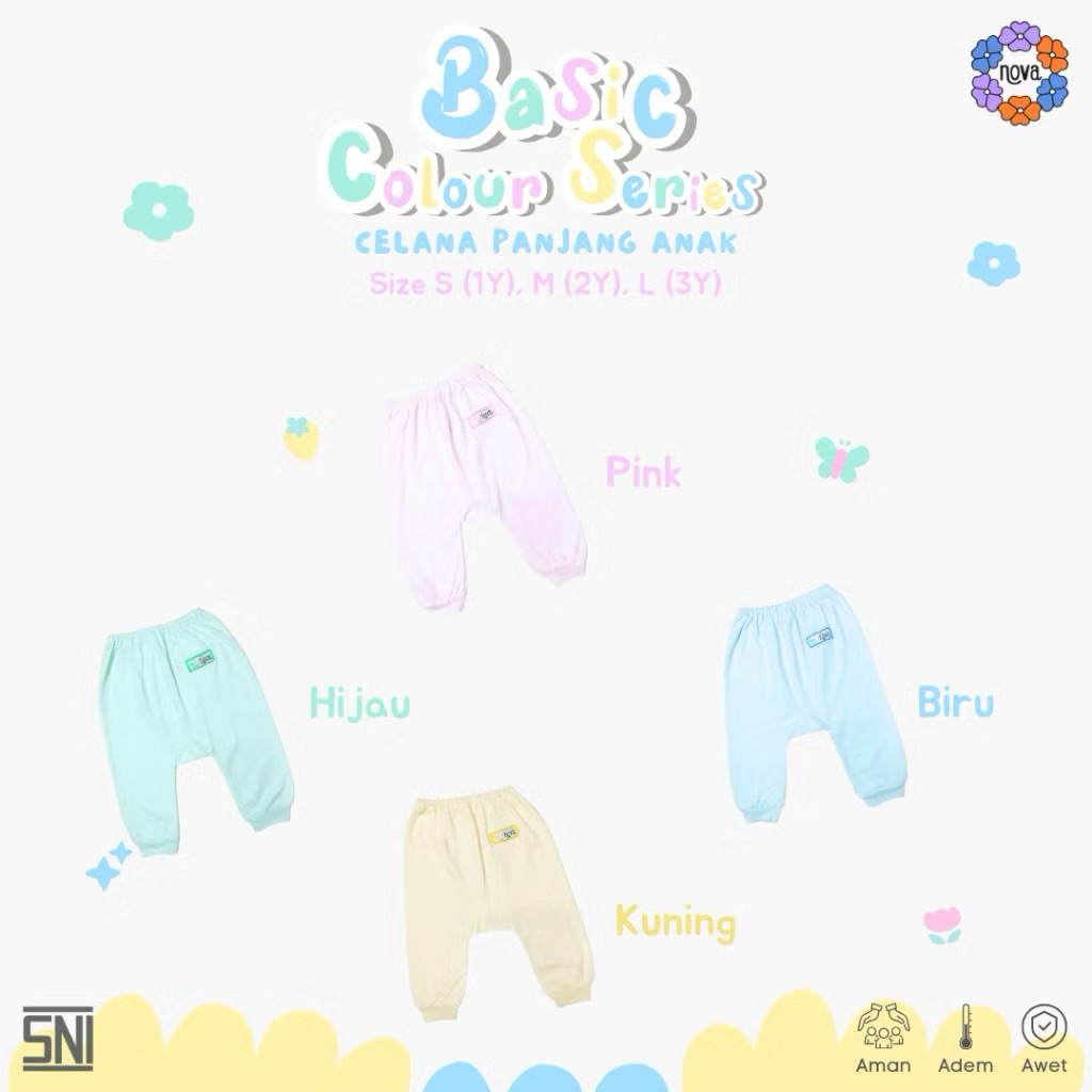 NOVA BABY CELANA PANJANG | CELANA BAYI | SNI