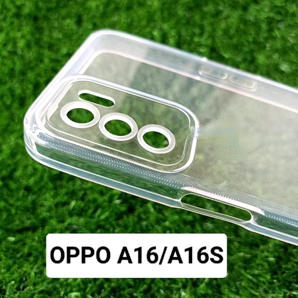 Softcase Bening Oppo A16 A16S Silikon Casing Terasparan