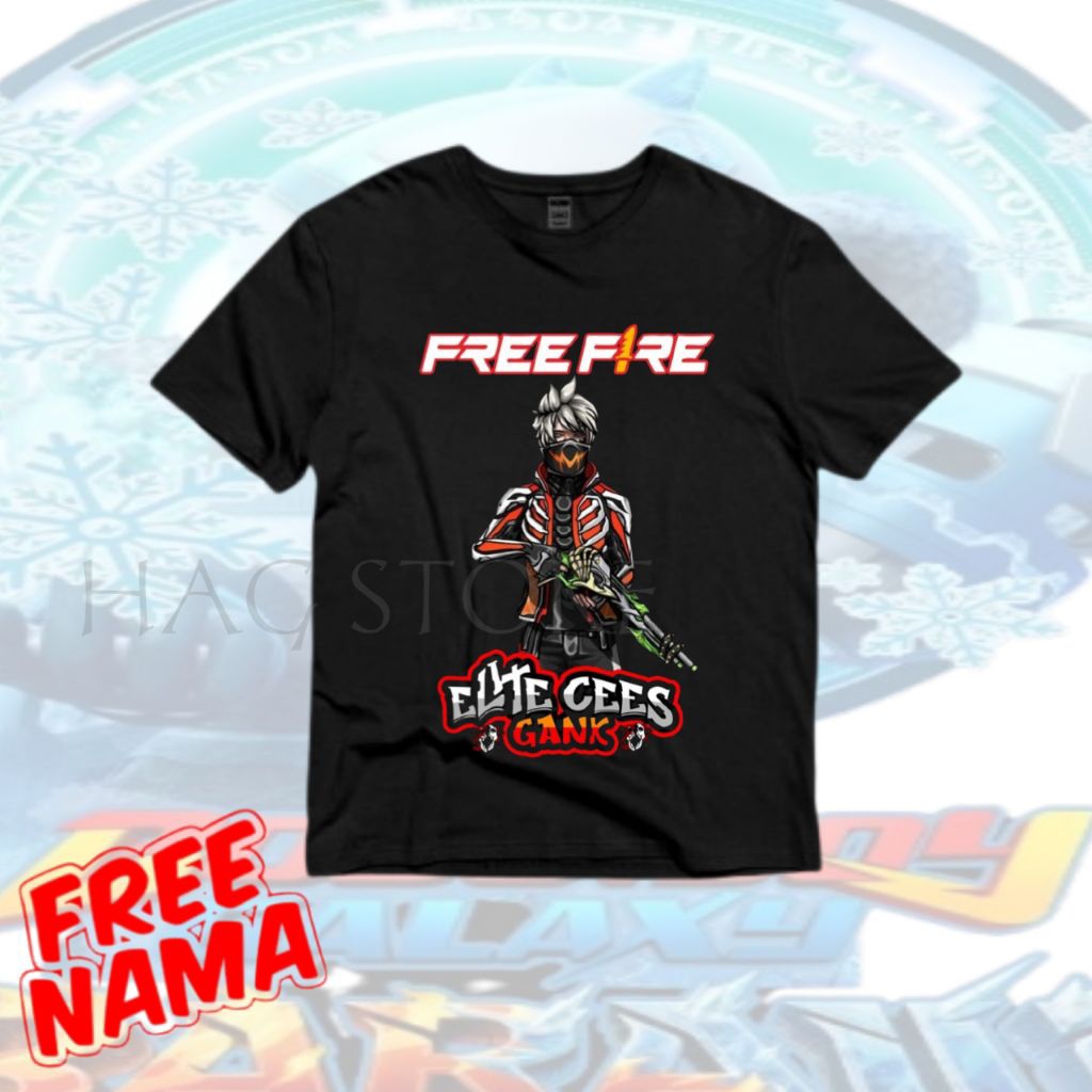 (BISA COD) KAOS ANAK BAJU ANAK BUNDLE FREE FIRE FREENAMA