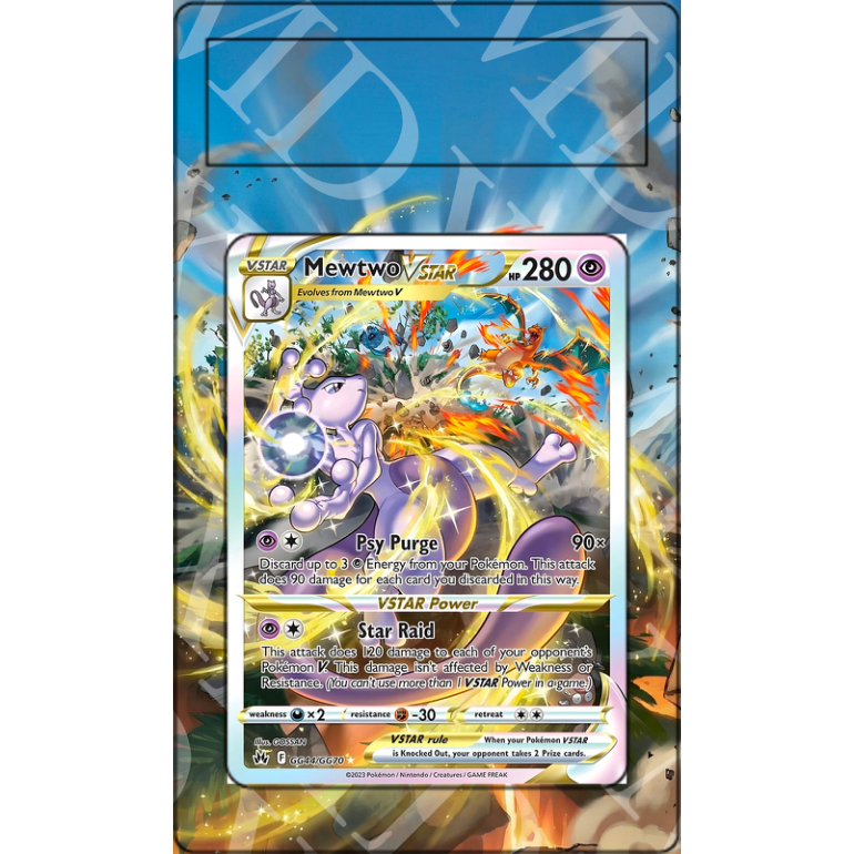 Mewtwo VSTAR #GG44 Pokemon Crown Zenith (Extended Art)
