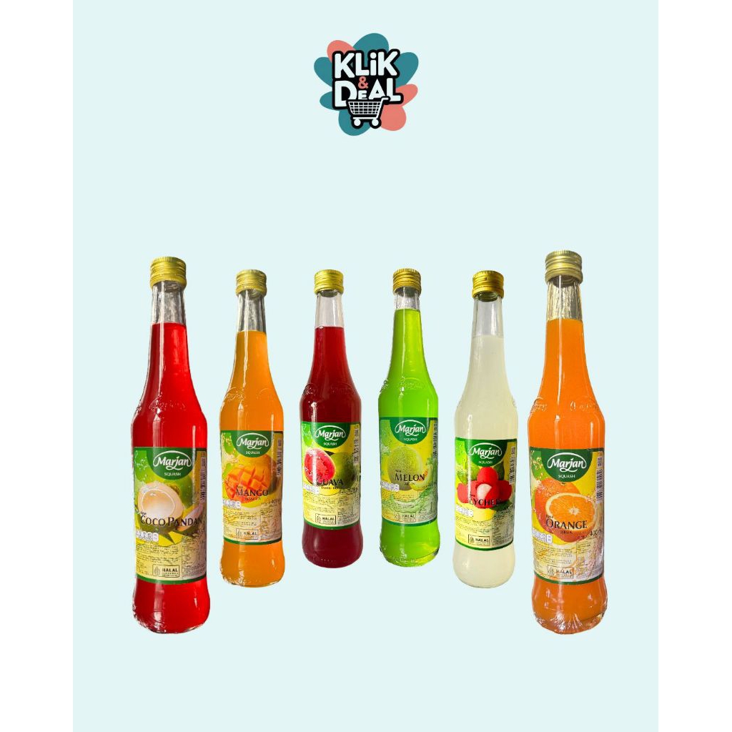 Sirup Marjan - Sirup Marjan Mangga - Sirup Marjan Cocopandan - Sirup Marjan Melon - Sirup Marjan Lyc