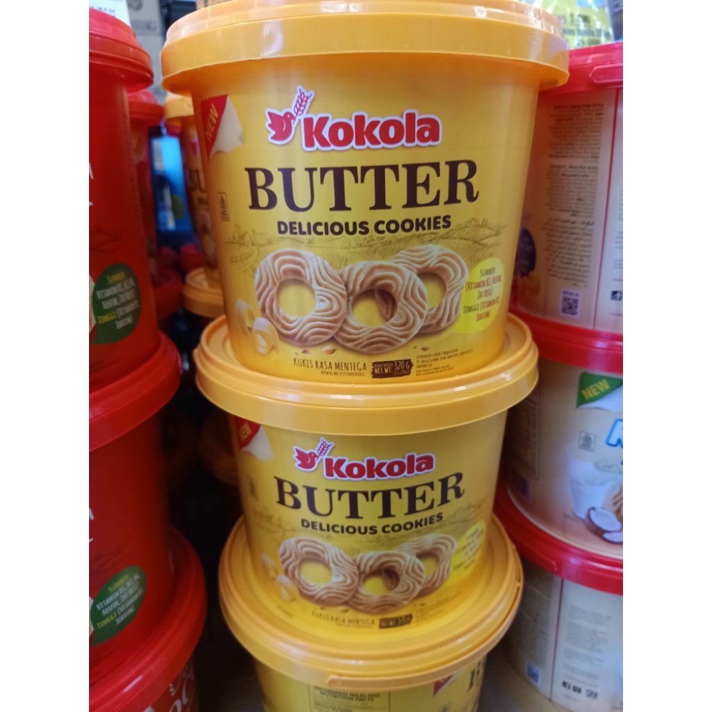 Kokola butter cookies rasa mentega 320g