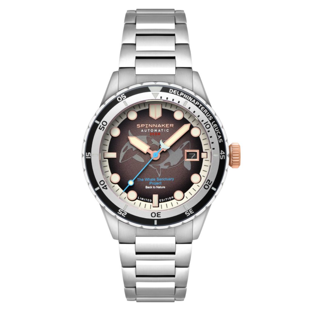 Jam Tangan Pria Spinnaker Hass SP-5099-22 Diving Watch Stainless Steel