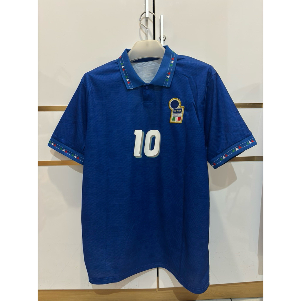 Jersey baju bola Italia 1994 Roberto Baggio rare langka