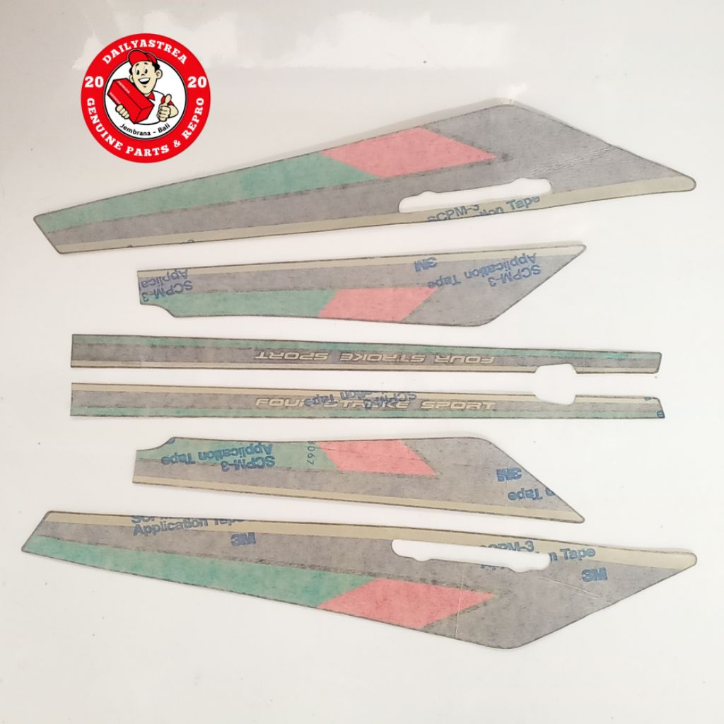 LIS LIST STICKER STRIPING BODY HONDA GLMAX GL MAX 1993 ORIGINAL ORI ASLI 3M NOS