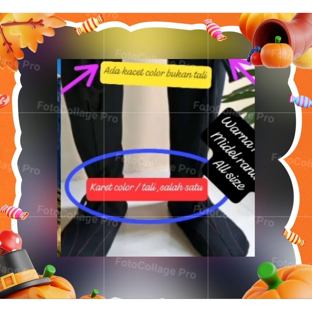 sepatu sawah anti keong kaos kaki sawah anti keong bahan perca desain ekonomis cod di kirim random a