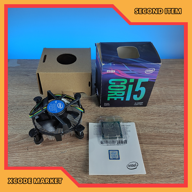 Prosesor Intel Core i5 9400F Gen9 Desktop PC Rakitan Gaming Second Fullset