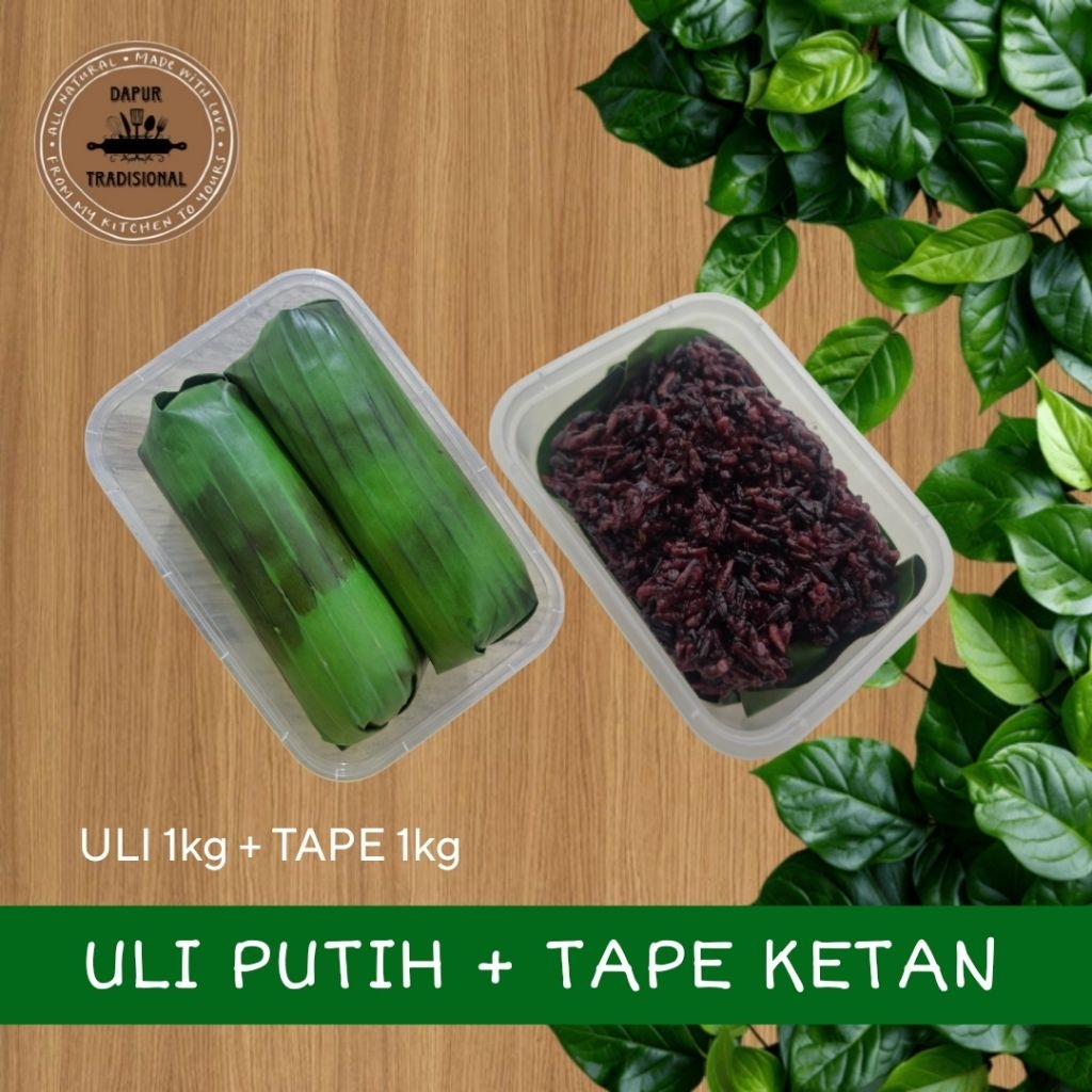 ULI/ULEN PUTIH + TAPE/PEYEUM KETAN (COMBO) 2kg