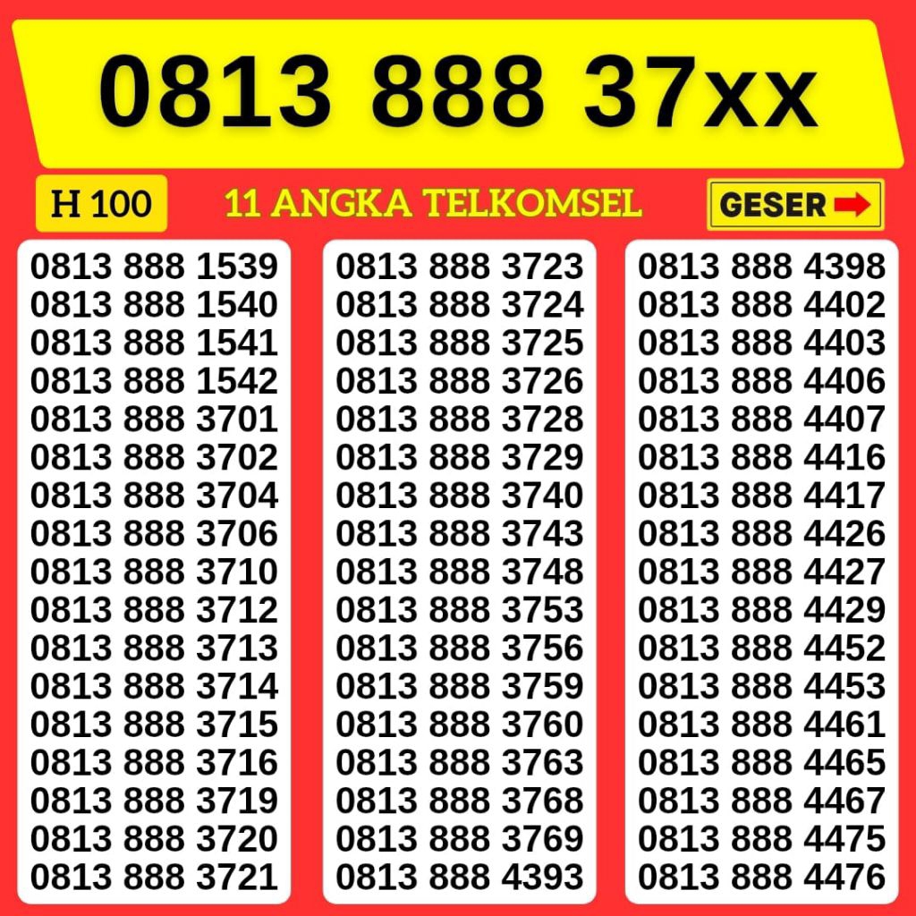 11 DIGIT TELKOMSEL BONUS KUOTA 3GB NOMOR CANTIK 3332 TELKOMSEL 4G 5G NOCAN SIMPATI TELKOMSEL KWARTED