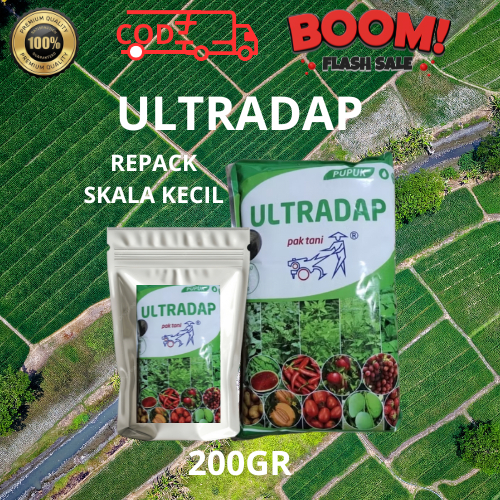Pupuk ULTRADAP Pak Tani Repack 200g Fosfat Tinggi