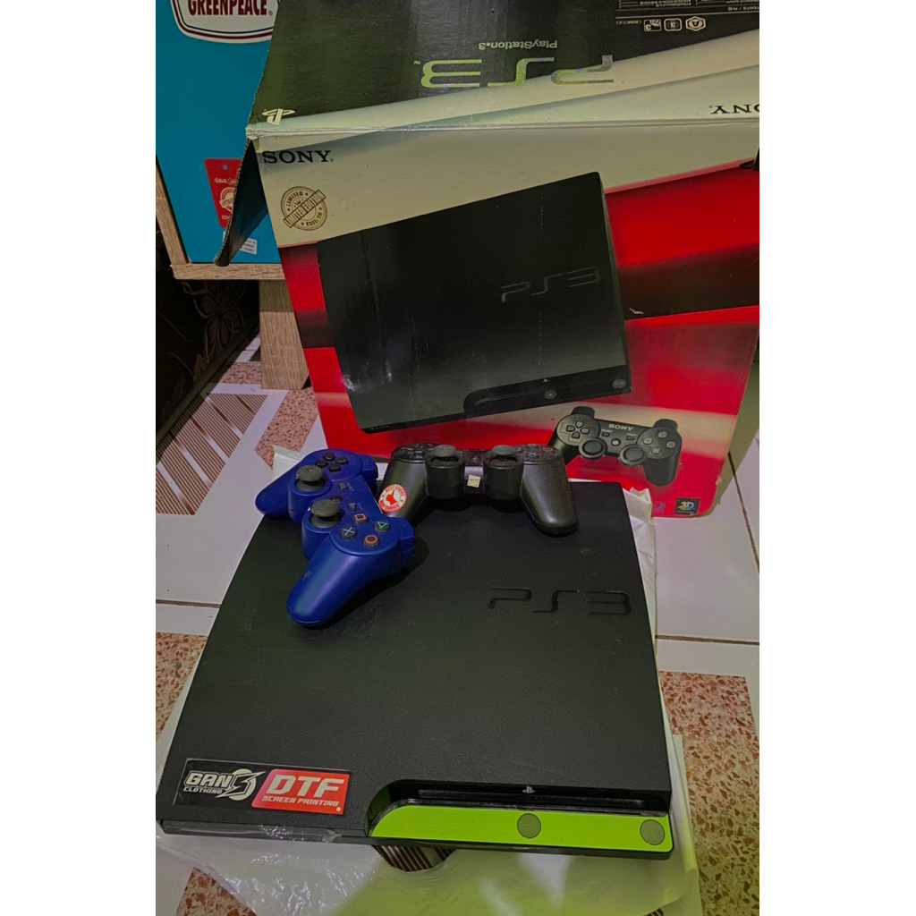 PS 3 Bekas pemakaian 6 bulan,Game 500GB