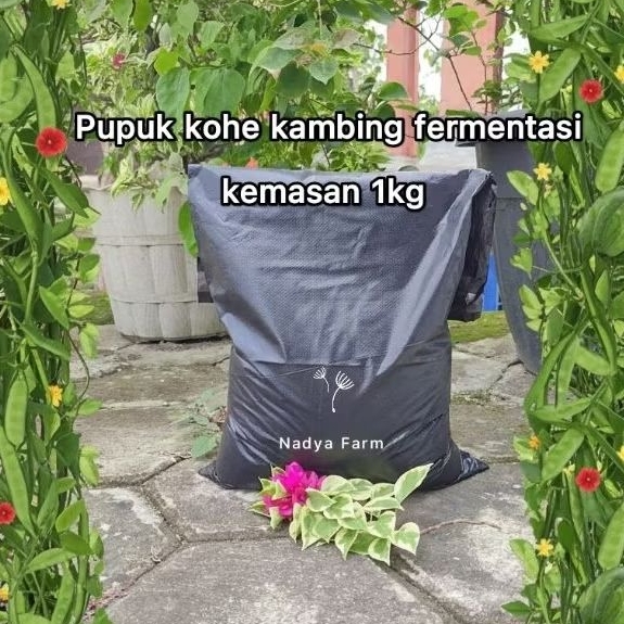 kohe kambing murni fermentasi  kemasan 1kg