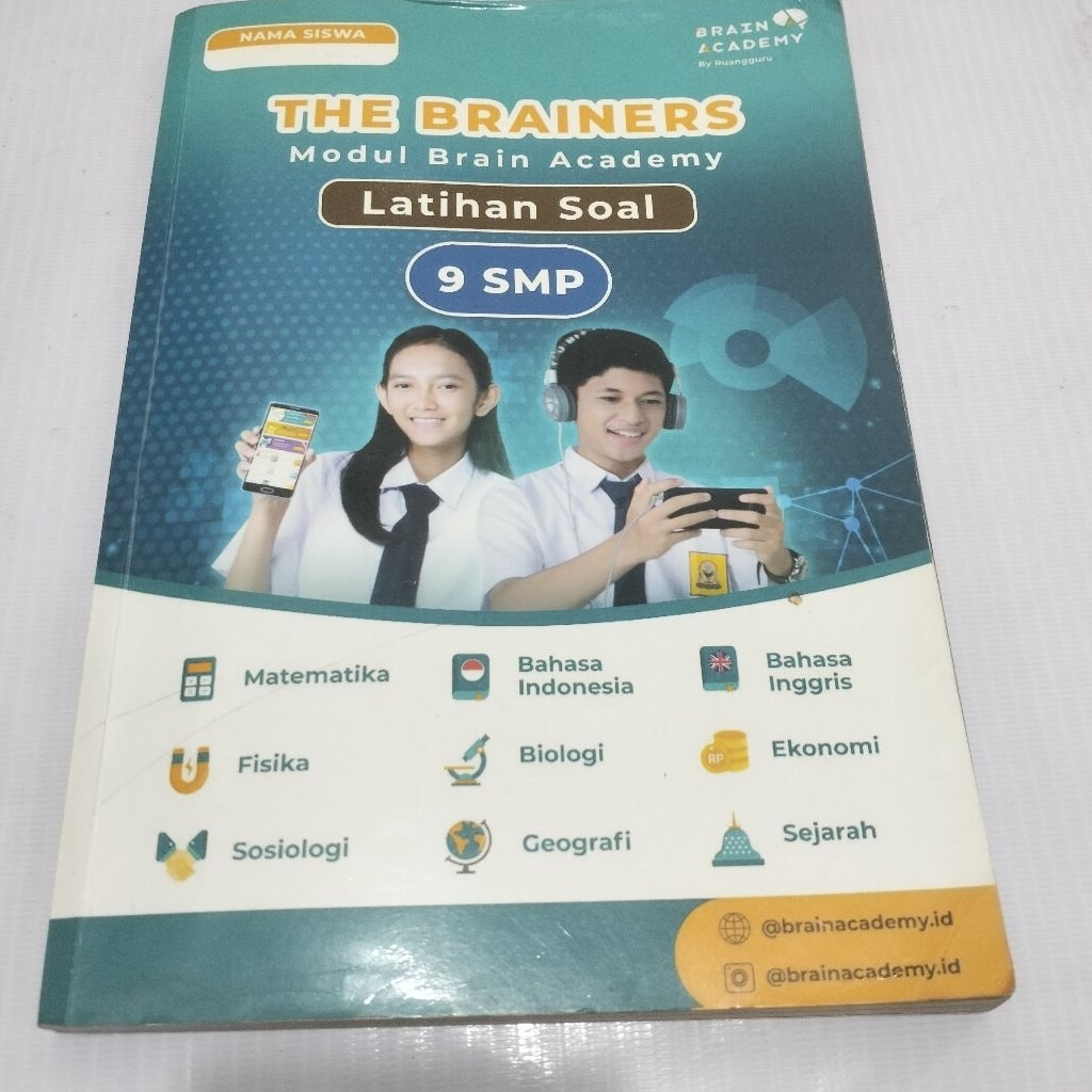 THE BRAINERS MODUL BRAIN ACADEMY LATIHAN SOAL 9 SMP