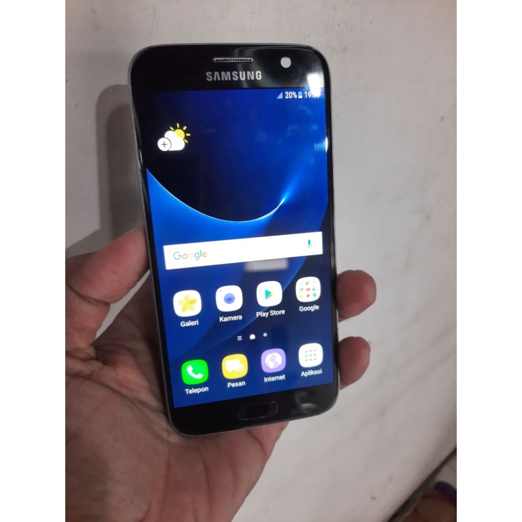 Lcd samsung s7 flat ori copotan