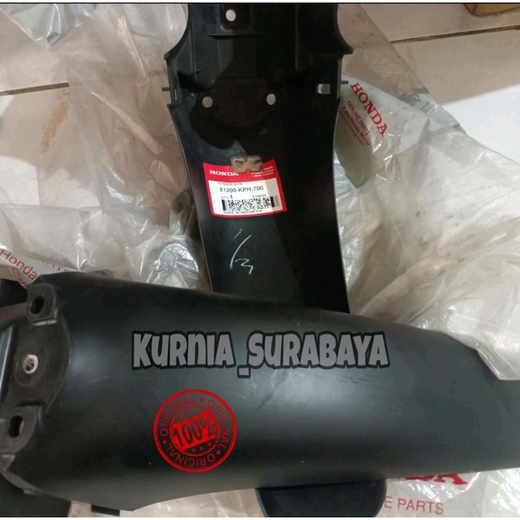 Spakbor slebor depan B honda supra X125 lama old 61200-KPH-700