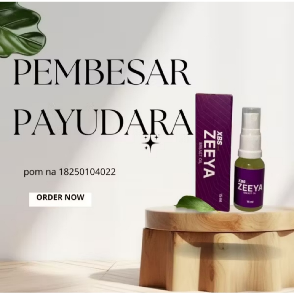 XBS CREAM Zeeya Breast Oil minyak herbal alami payudara wanita BPOM