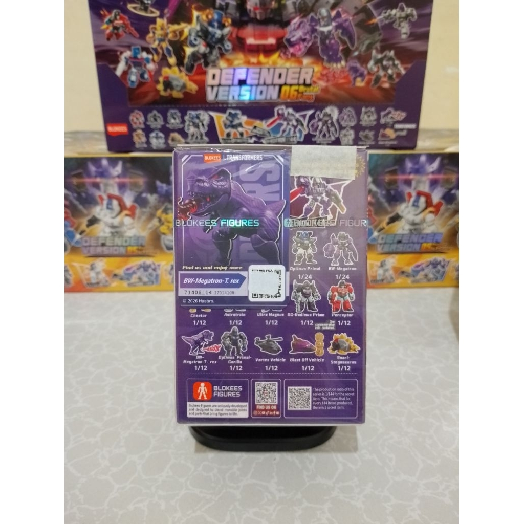 Blokees Transformers Defender Version 6 BW Megatron T.Rex OFC