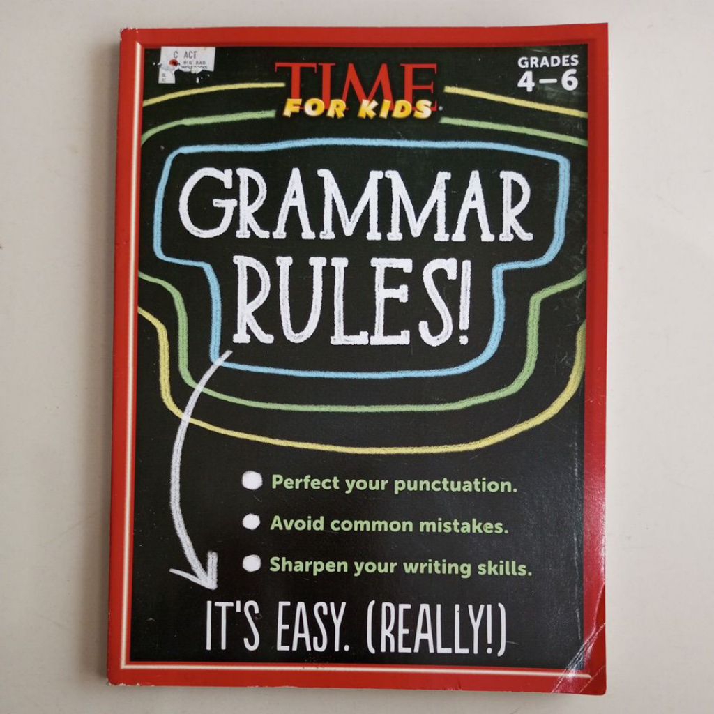 BUKU TIME FOR KIDS GRAMMAR RULES GRADES 4 6
